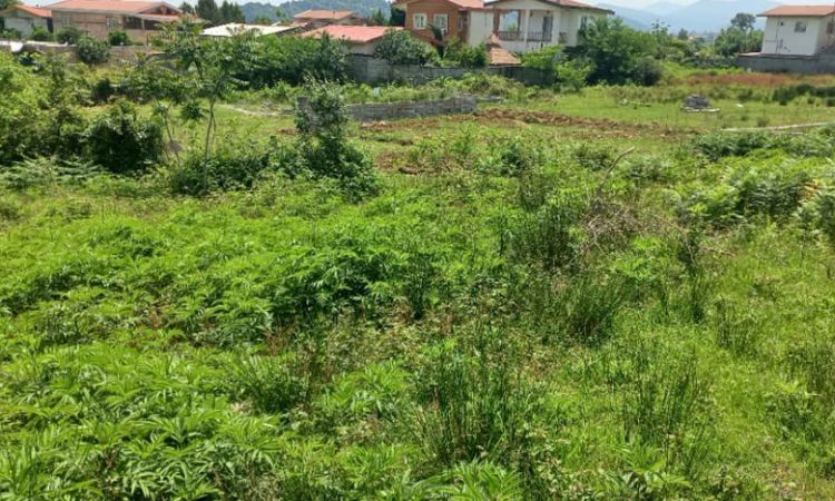 زمین با چشم انداز عالی تنکابن